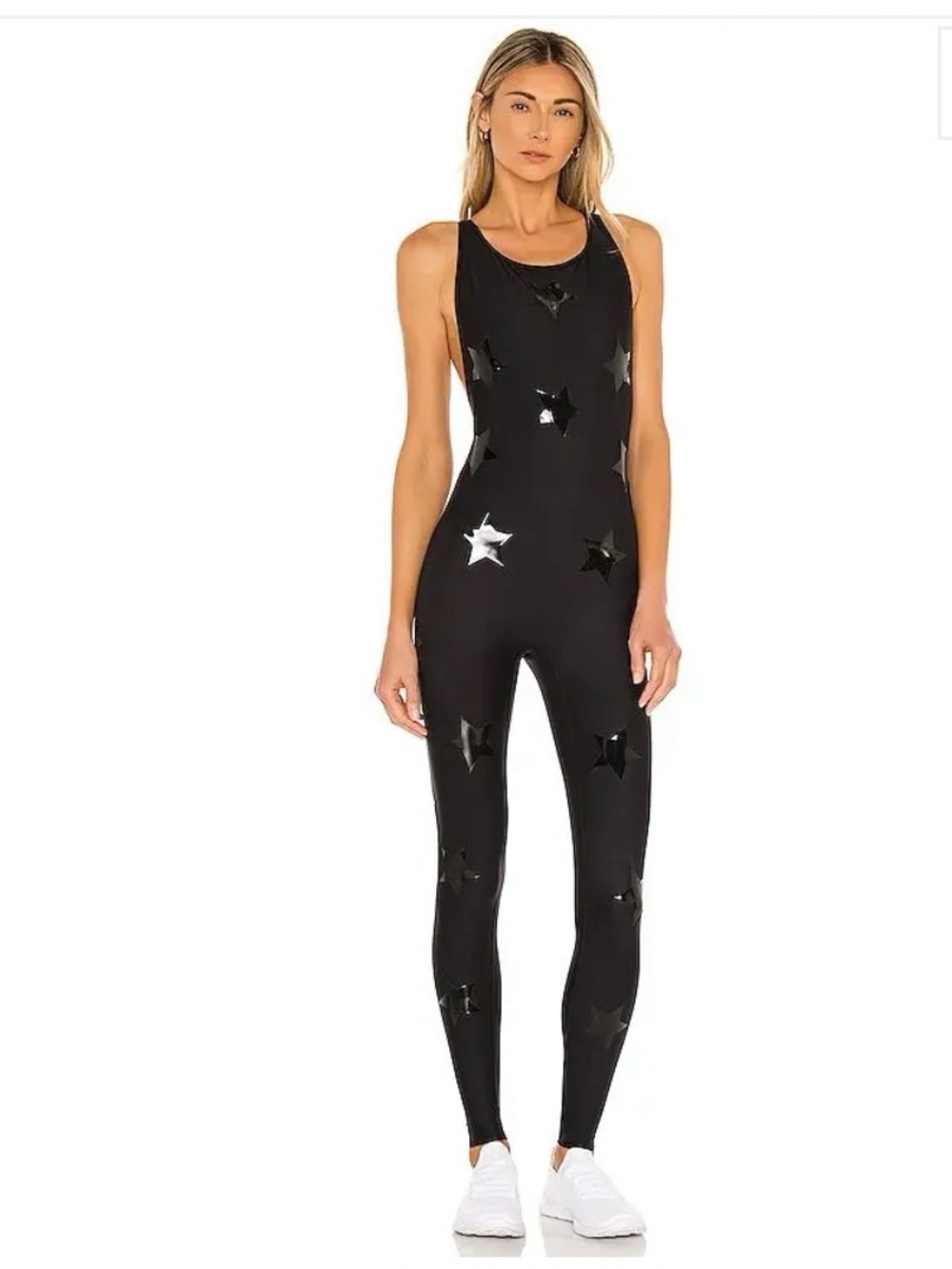 ultracor Black Star Appliqué Performance Jumpsuit